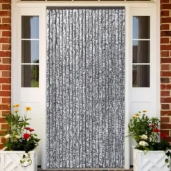 Insektsdraperi brun och beige 90x220 cm chenille - Insektsdraperi - Insektsdraperier - Home & Living