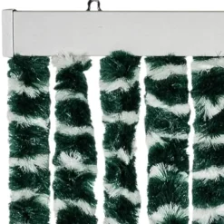 Insektsdraperi i chenille - Skydda mot insekter | Färg: Grön och Vit | Storlek: 90x220 cm