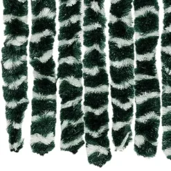Insektsdraperi i chenille - Skydda mot insekter | Färg: Grön och Vit | Storlek: 90x220 cm