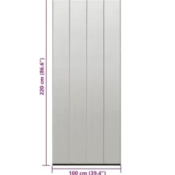 Insektsnät för dörr - Skydda mot insekter | Färg: Svart | Storlek: 100x220 cm