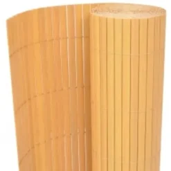 Insynsskydd i väderbeständig PVC - Perfekt för trädgård & altan | Färg: Gul | Storlek: 110x500 cm