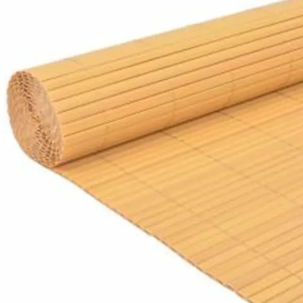 Insynsskydd i väderbeständig PVC - Perfekt för trädgård & altan | Färg: Gul | Storlek: 110x500 cm
