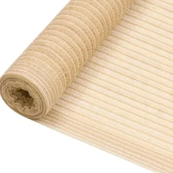 vidaXL Insynsskyddsnät beige 2x10 m HDPE 195 g/m²