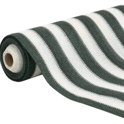 Insynsskyddsnät i grön och vit HDPE 150 g/m² | Storlek: 1,5x25 m