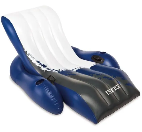 Best INTEX - flytande stol pool - uppblåsbar stol - 180x135 cm Pool- & Spatillbehör
