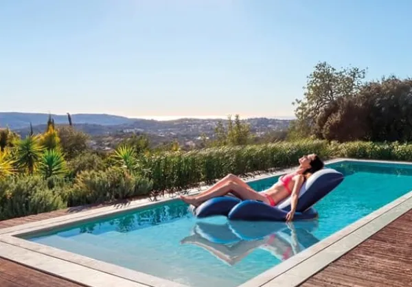 Best INTEX - flytande stol pool - uppblåsbar stol - 180x135 cm Pool- & Spatillbehör
