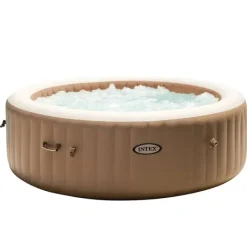 Best INTEX Bubbelpool rund PureSpa 216x71 cm 6 personer Spa & Utomhusbad