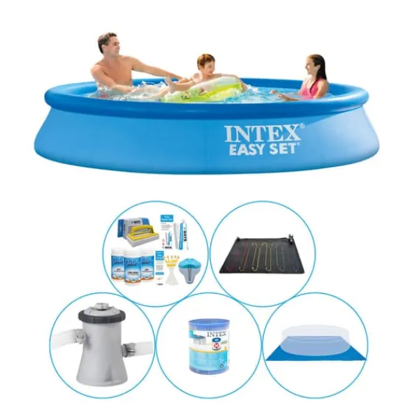 Intex Easy Set Runt 305x61 cm - 6-delat - Simbassäng Plus Tillbehör