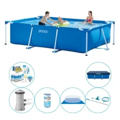 Sale Intex Frame Pool Pool - 300 x 200 x 75 cm - Inklusive tillbehör Pooler