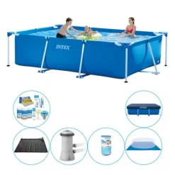 Clearance Intex Ram Pool Rektangulär 300x200x75 cm - Pool Plus Tillbehör Pooler
