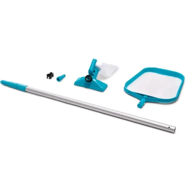 Hot Intex rektangulär ram swimmingpool - 300 x 200 x 75 cm - Blå - ingår Tillbehör CB81 Pooler