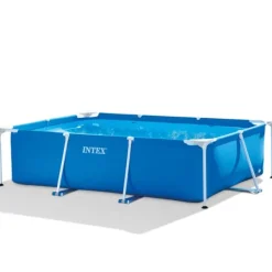 Sale Intex rektangulär ram swimmingpool - 220 x 150 x 60 cm - Blå - ingår Tillbehör CB3 Pooler