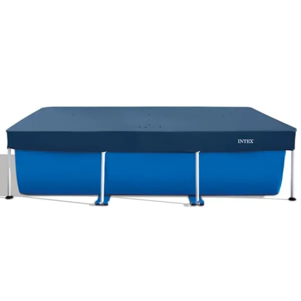 Best Intex rektangulär ram swimmingpool - 260 x 160 x 65 cm - Blå - ingår Tillbehör CB97 Pooler