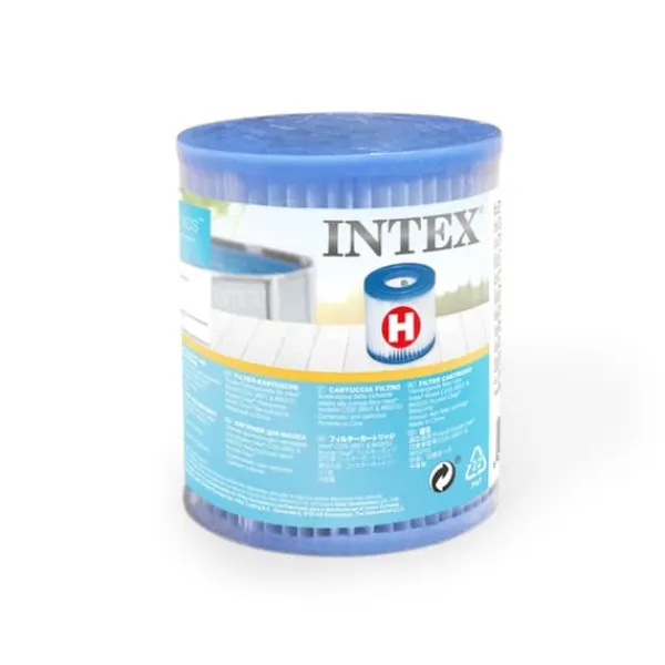 Discount Intex rektangulär ram swimmingpool - 260 x 160 x 65 cm - Blå - ingår Tillbehör A111 Pooler