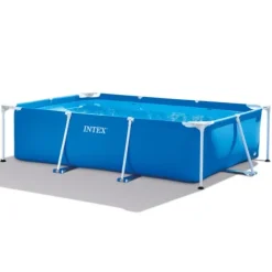 Sale Intex rektangulär ram swimmingpool - 300 x 200 x 75 cm - Blå - ingår Tillbehör CB3 Pooler
