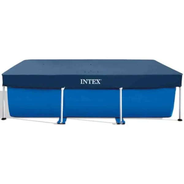Sale Intex rektangulär ram swimmingpool - 300 x 200 x 75 cm - Blå - ingår Tillbehör CB3 Pooler