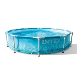 Sale Intex Round Frame Swimming Pool - 305 x 76 cm - Vattentryck - Ingår Tillbehör CB80 Pooler