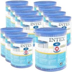 Discount Intex Round Frame Swimming Pool - 305 x 76 cm - Blå - Inklusive Tillbehör - CB55 Pooler