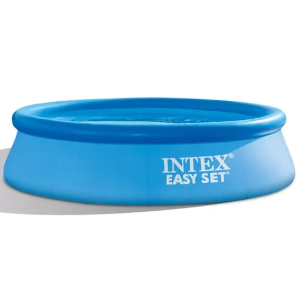 Best Intex Rund Uppblåsbar Easy Set Pool - 305 x 76 cm - Blå - Ingår Tillbehör CB2 Pooler