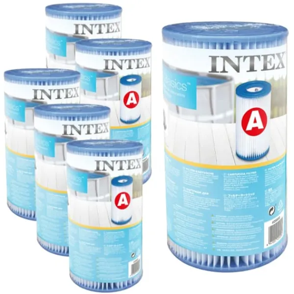 Sale Intex Rund Uppblåsbar Easy Set Pool - 396 x 84 cm - Blå - Inklusive Tillbehör - CB87 Pooler