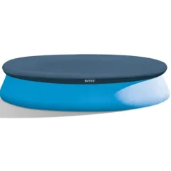 Sale Intex Rund Uppblåsbar Easy Set Pool - 396 x 84 cm - Blå - Inklusive Tillbehör - CB87 Pooler