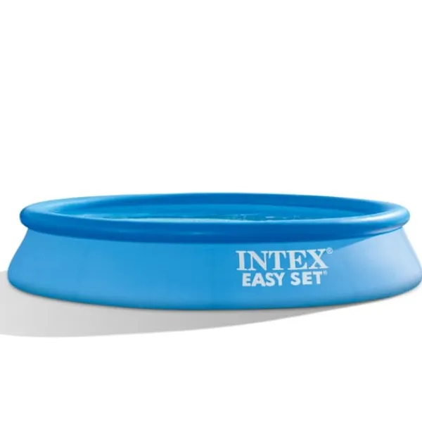 Discount Intex Rund Uppblåsbar Easy Set Pool - 305 x 61 cm - Blå - Inklusive Tillbehör - CB96 Pooler