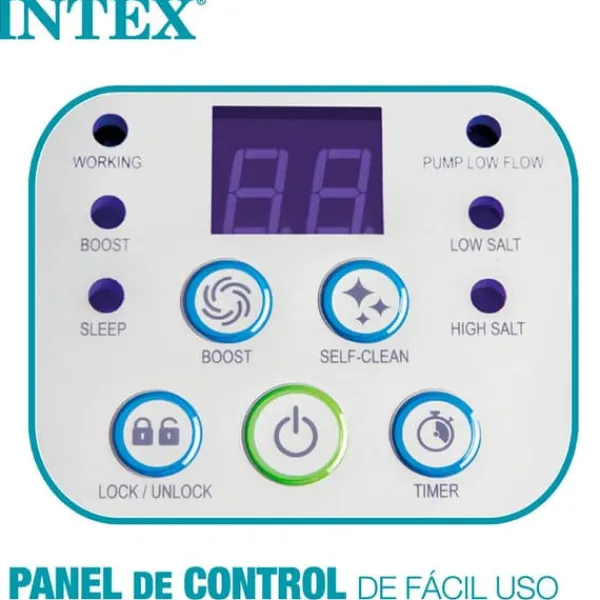 Intex Salt Klorinator För Pooler Upp Till 17 M³ Vit