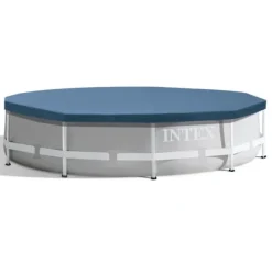 Outlet Intex simbassäng med rund ram - 305 x 76 cm - Vattentryck - Inklusive Tillbehör - CB87 Pooler