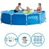 Intex Simbassäng Metallram - Simbassängpaket - 305x76 cm