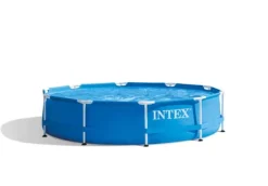 Intex swimmingpool - metallram - 305 x 76 cm - inklusive solsegel- och filterpump