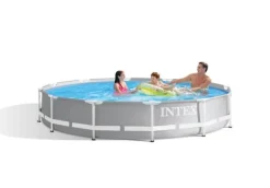 Intex swimmingpool - Prisma ram - 366 x 76 cm - Inklusive solsegel- och filterpump Pooler