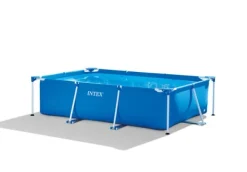 Clearance Intex swimmingpool - Rampool - 260 x 160 x 65 cm - Inklusive WAYS underhållspaket, filterpump och markduk Pooler
