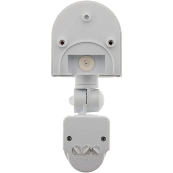 Outlet IP44 rörelsedetektor - justerbar huvud - 1200W - Vit - Zenitech Rörelsedetektorer
