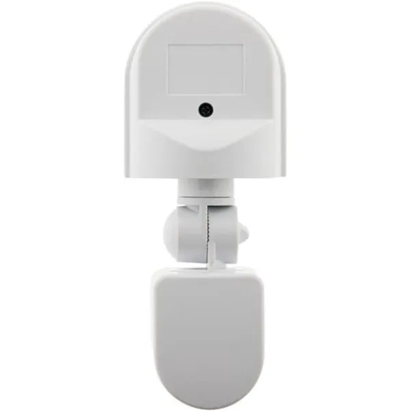 Outlet IP44 rörelsedetektor - justerbar huvud - 1200W - Vit - Zenitech Rörelsedetektorer