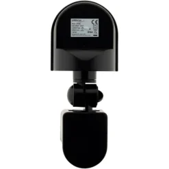 Discount IP44 rörelsedetektor - svängbar huvud - 1200W - Svart - Zenitech Rörelsedetektorer