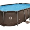 JiLong Trädgårdsbassäng JILONG Super Rattan 427x275x100 cm