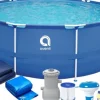 JiLong 305x76cm rack-mounted garden pool with pump + cover