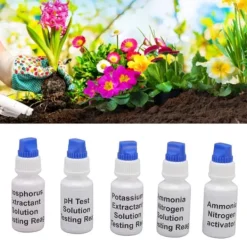 Online Jordtest flytande lösning PH kväve fosfor kalium mätande jord testsats för jordbruk trädgårdsskötsel Jord & Sand