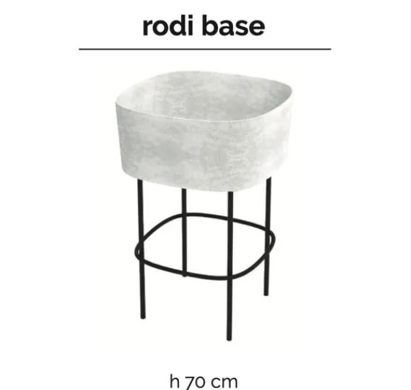 Järnställ för RODI & OVER blomkrukor, h77cm