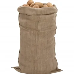 Online Jutesäckar 10 st 65x135 cm 100 % jute 340 gsm Trädgårdskorgar