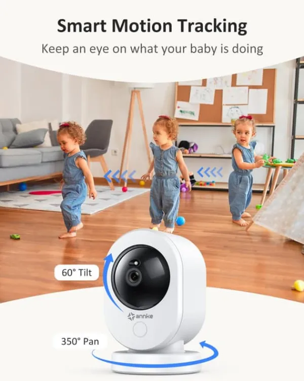 Outlet 4K UHD Inomhus Säkerhetskamera, Högupplöst 8MP, Dual-Band WiFi Anslutning, 8x Digital Zoom Säkerhetsmonitorer & Videokameror
