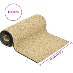 Hot Kantmatta för trädgård - Slitstarkt stenfoder | Storlek: 100x40 cm | Färg: Naturlig sand Trädgårdsstenar & Klivstenar