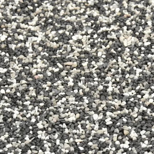 Kantmatta grå för trädgårdsdamm - Slitstark nonwoven PP-fleece | Storlek: 1250x40 cm