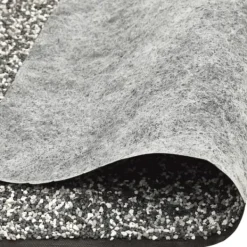 Kantmatta i nonwoven PP-fleece för damm och bäck | Färg: Grå | Storlek: 1000x60 cm