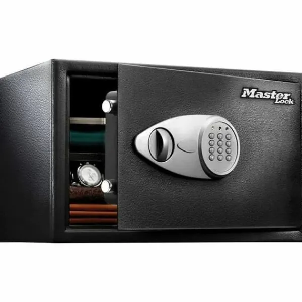 Kassaskåp Master Lock Svart Svart/Grå Stål