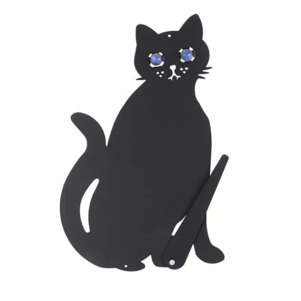 Kattskrämmare / Plåtkatt 30cm med reflekterande ögon
