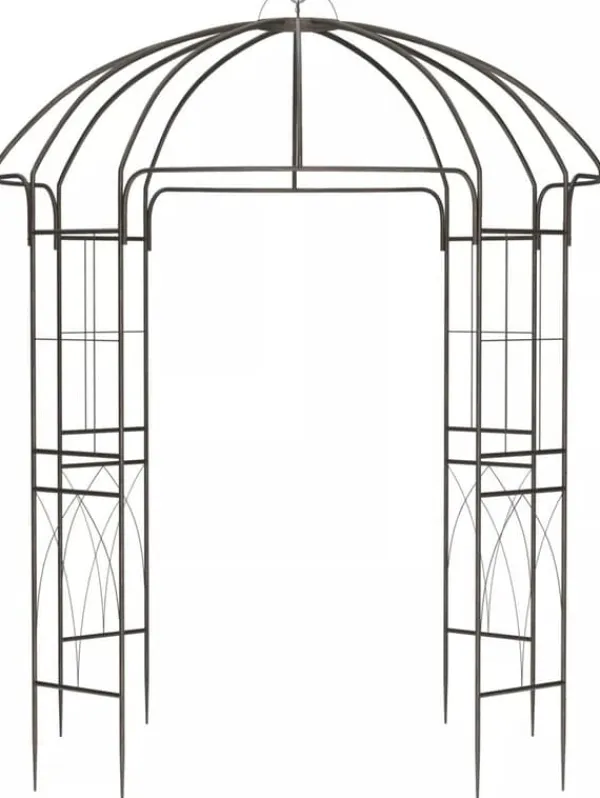 New Keira Rose Arch - Bronze Metal Climbing Aid for Gardens, 200x200x270 cm Krukor & Växtbehållare