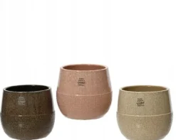 Discount Keramiskt lock modernt mönster 14x16 cm runt Krukor & Växtbehållare