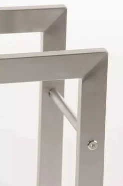 Sale Keri Handcrafted Stainless Steel Firewood Rack Indoor, 25x60x100 cm Tillbehör Till Vedeldade Kaminer & Öppna Spisar
