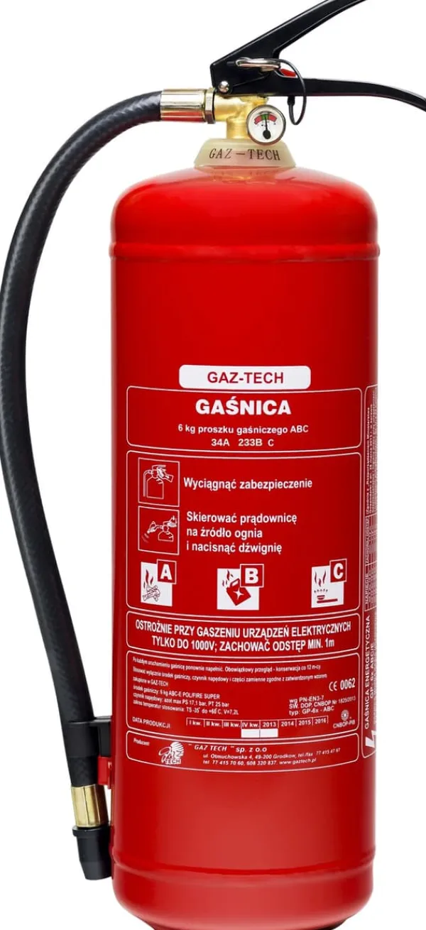 kg pulverbrandsläckare - OGP 4X ABC/E